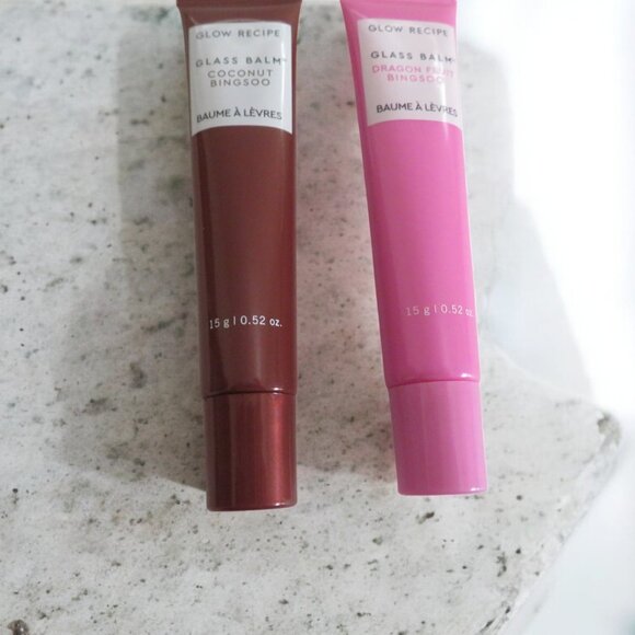 Glow Recipe - Glass Balm Lip Treatment - Coconut & Dragon Fruit Bingsoo, NWT - Picture 3 of 7